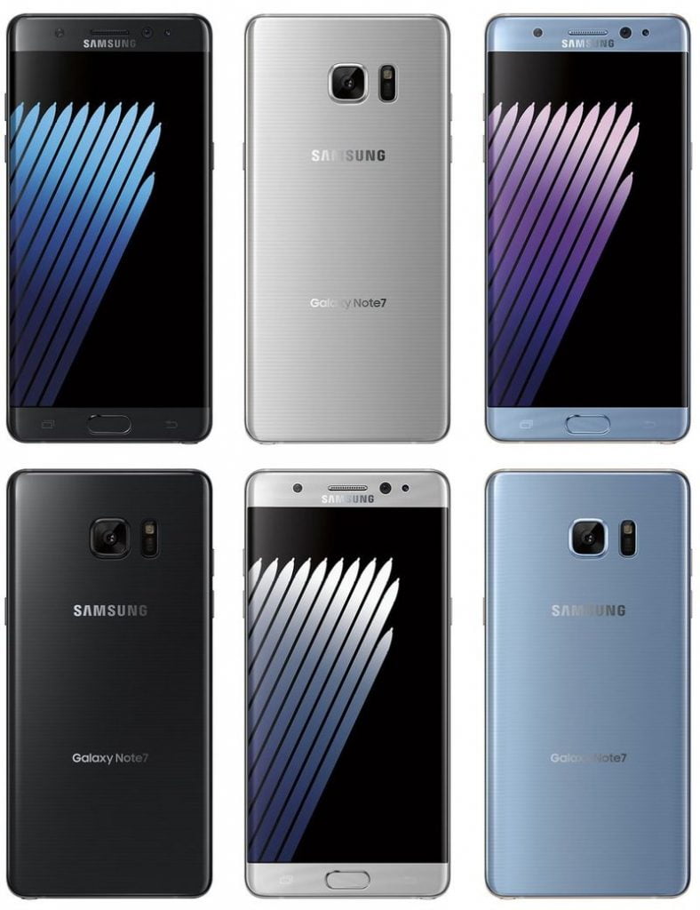 Samsung Note 7 leaks by Evan Blass