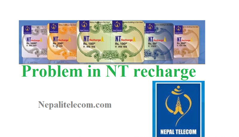 NT recharge problem nepal Telecom