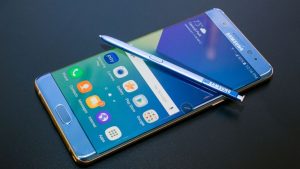 Samsung Note 7 with active pen stylus