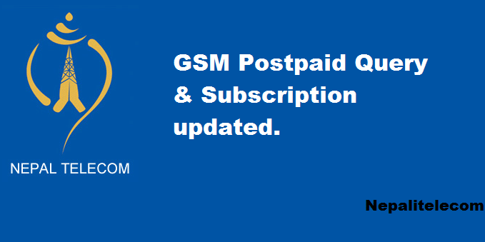 Ntc GSM Postpaid susbcription procedure
