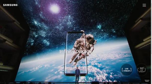 Samsung S8 scren