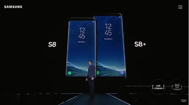 Samsung galaxy S8 and S8 plus phone