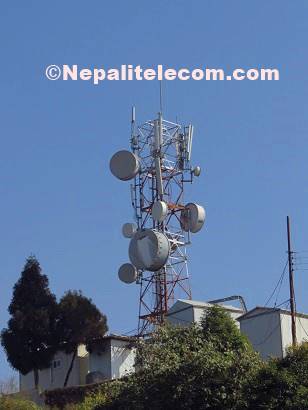 Telecom tower in Nepal