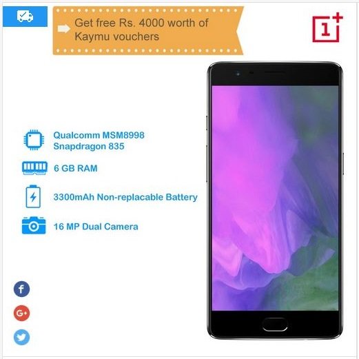 Oneplus 5 kaymu