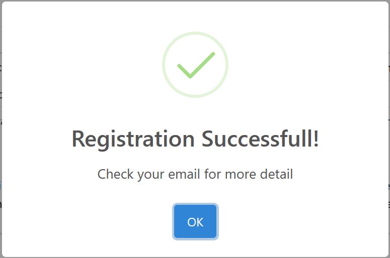 Phone registration successful NTA MDMS