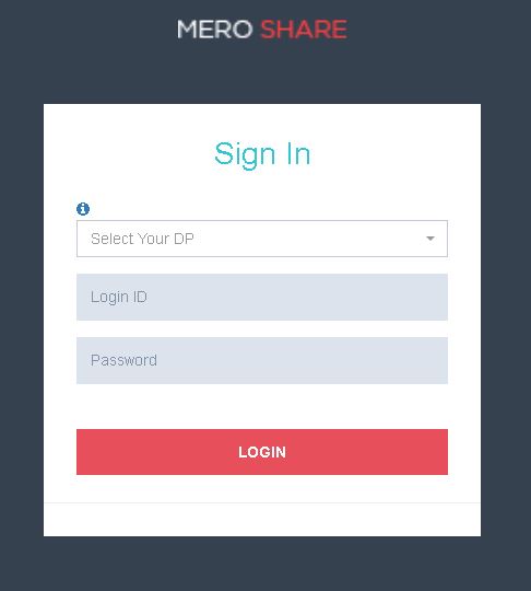 mero share login