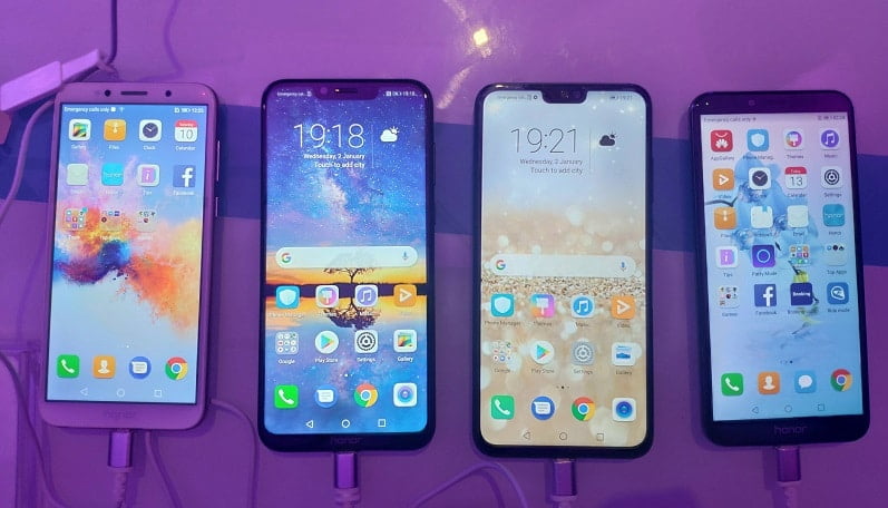 Four Honor phones launched in Nepal