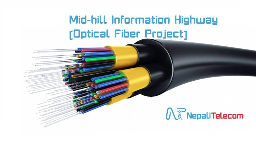 Mid-hill information highway optical fiber project