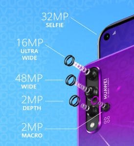 Huawei Nova 5T camera
