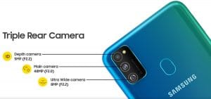 Samsung M30s camera