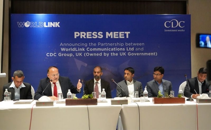 Worldlink Nepal investment CDC UK