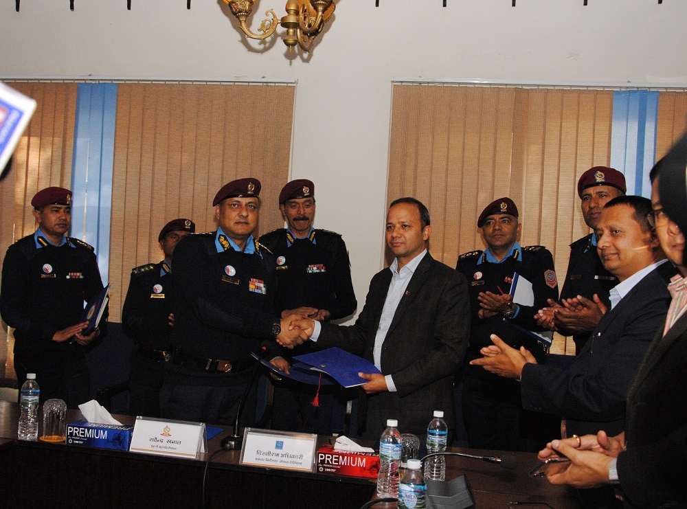 Nepal Telecom Sponsors Nepal Police Football