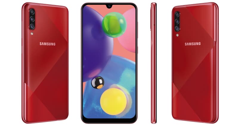 Galaxy A70s design