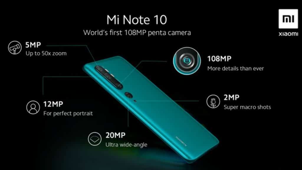 mi note 10 camera