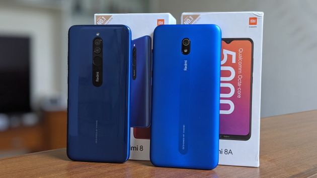 redmi 8 and 8a design