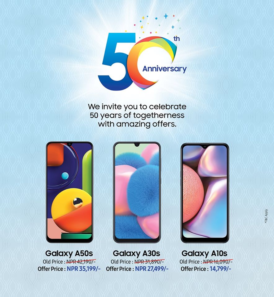 samsung 50th anniversary offer
