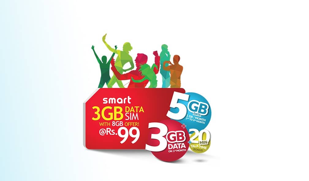Smart Cell offer 3GB data SIM