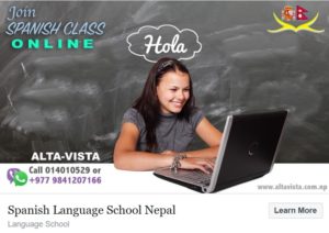 Alta-vista spanish class online