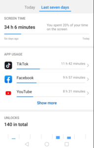 tiktok screen time