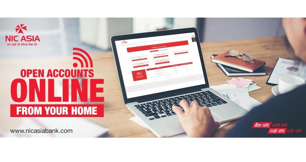 open bank account online nepal