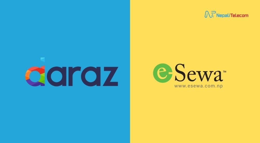 Daraz shopping eSewa wallet payment