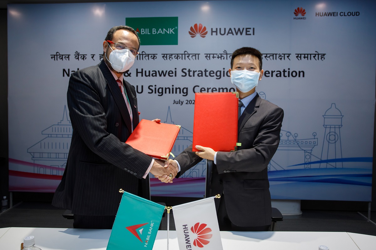 Nabil Bank Huawei agreement digital cooperation