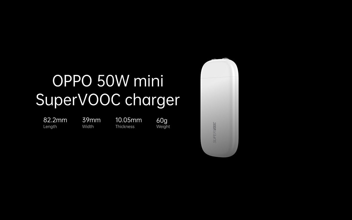 Oppo 50W mini SuperVOOC charger