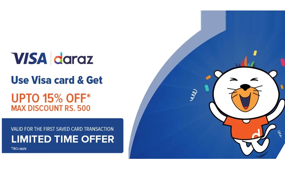 Daraz Visa Card partnership discount