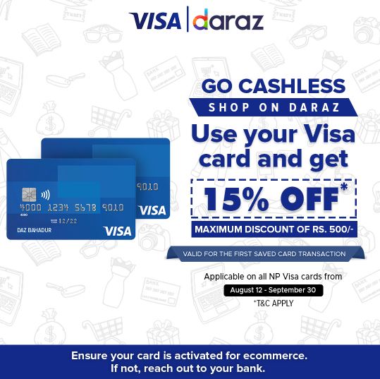 Daraz and Visa Discount