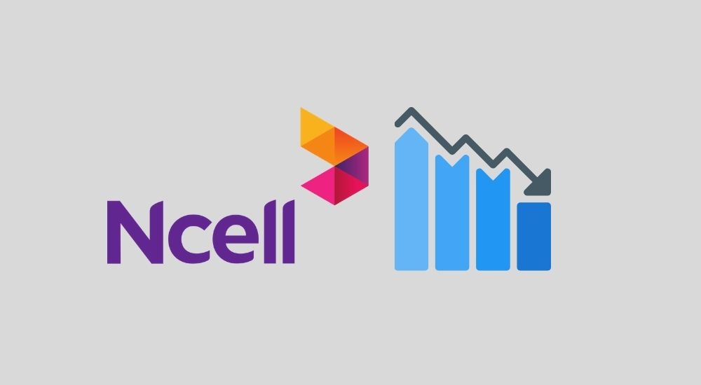 Ncell revenue decline