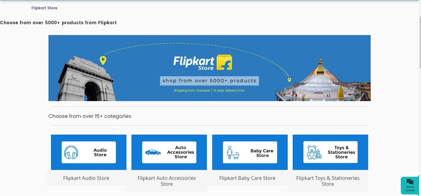 Flipkart store in sastodeal