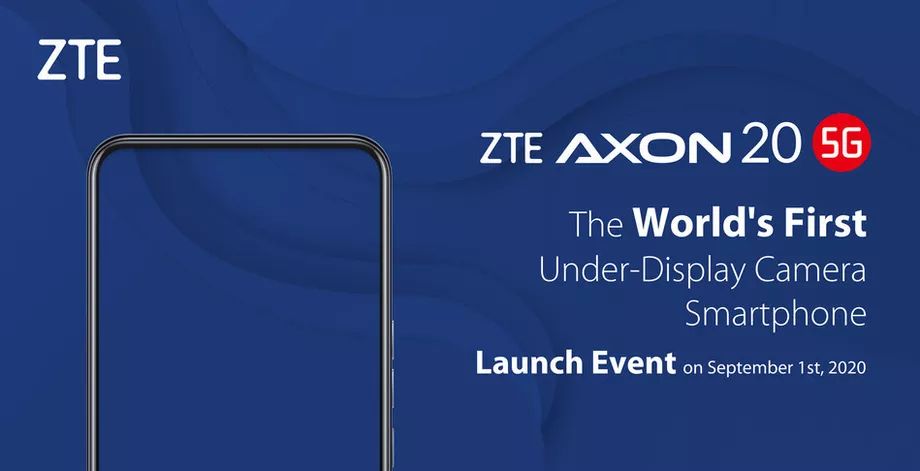 ZTE Axon A20 5G under-display camera smartphone
