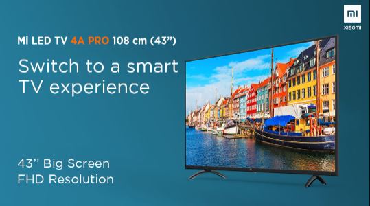 MiTV 4A Pro display