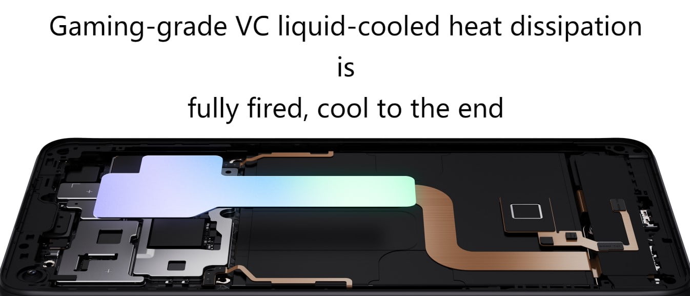realme x7 and x7 pro cooling system