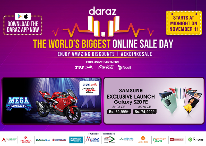 Best Brand Deals On Daraz 11.11 Event in Nepal - NepaliTelecom