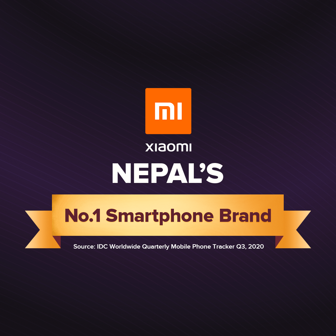 Xiaomi Number one Smartphone brand in Nepal, Q3 2020