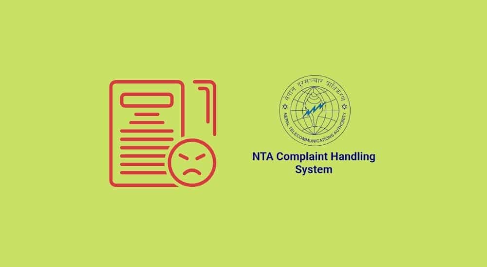 NTA customer complaint handling system