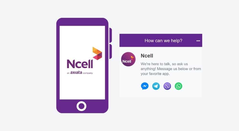 Ncell chatbot Maya