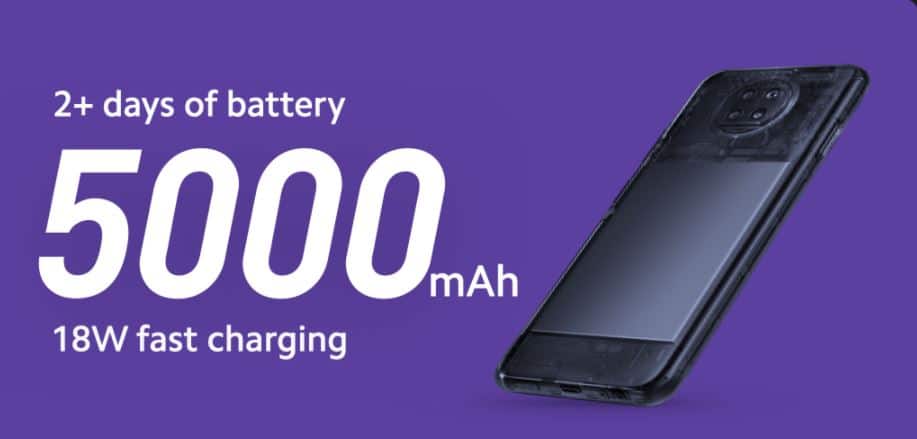 Redmi Note 9T Battery