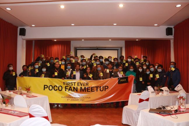 Poco fan meetup in nepal