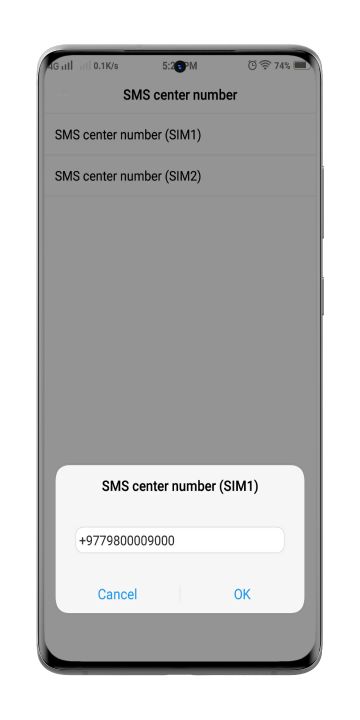 change-mobile-message-center-number-to-solve-sms-problem