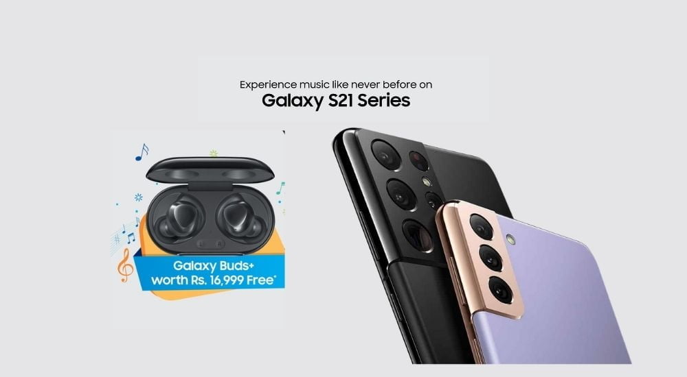 Samsung Buds+ free with S21 Series