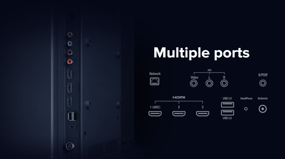 Mi TV 4X 43 Inch Connectivity