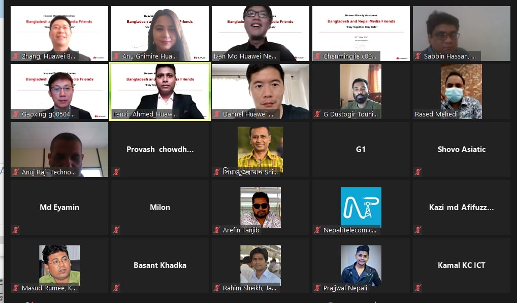 Huawei Darwin hall tour 5G use cases Nepal Bangladesh