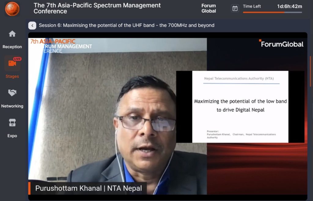 Purushottam Khanal NTA 5G spectrum