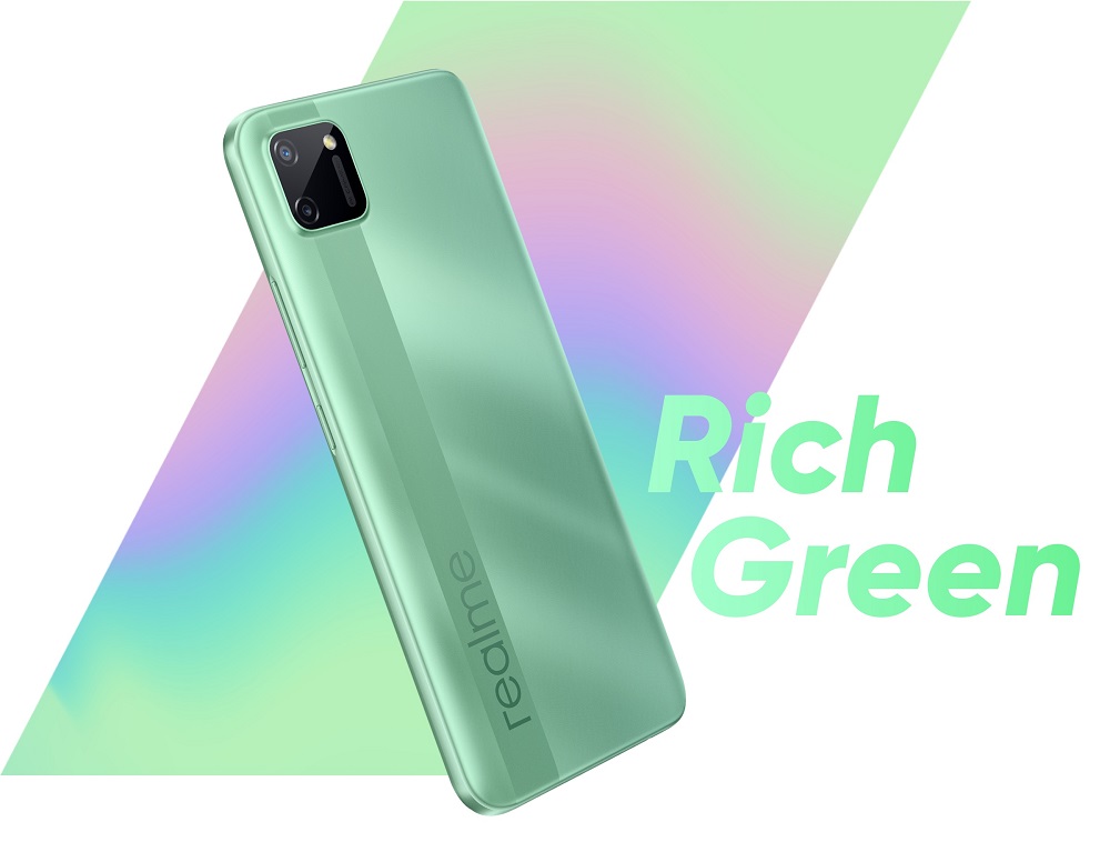 Realme C11 Green color