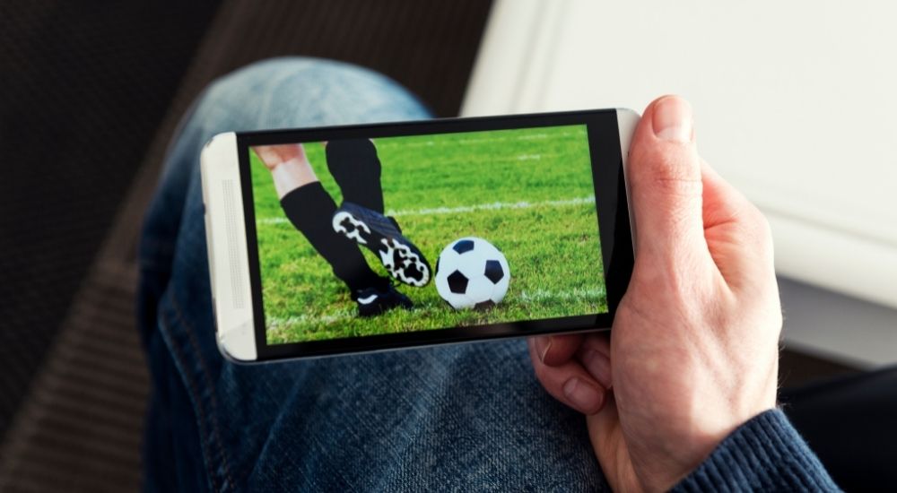Live football streaming on mobile