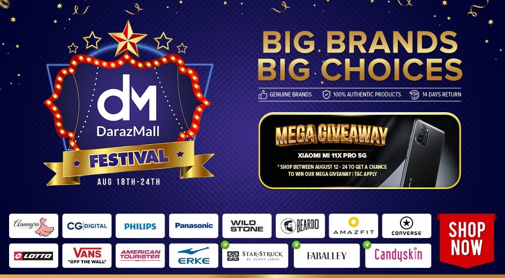DarazMall festival offer