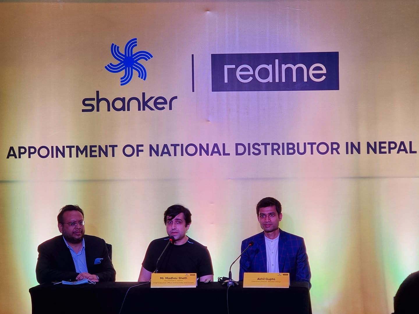 Realme relaunch Nepal Madhav Sheth Shanker group distributor