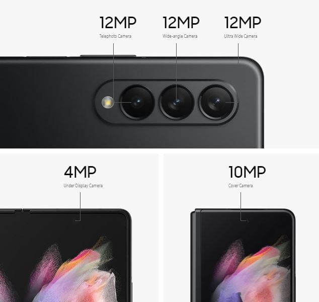 Samsung Galaxy Z Fold 3 Camera